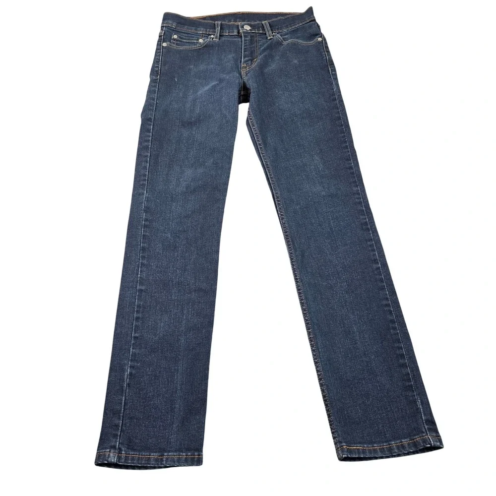 Levis 511 Slim Fit Dark Wash Denim Jeans Mens 29x32 Blue 04511-1042